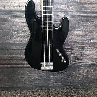 Squier Jazz Bass PR839 5 String Bass Guitar (Springfield, NJ) | Reverb