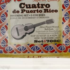 La Bella 700C Puerto Rican Cuatro Strings image 3
