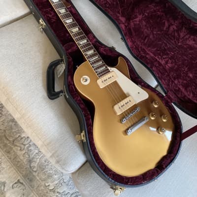 Gibson Custom Shop Historic Collection '56 Les Paul Goldtop Reissue R6 1993 - 2006 - Antique Gold + Gibson Custom Shop Case for sale