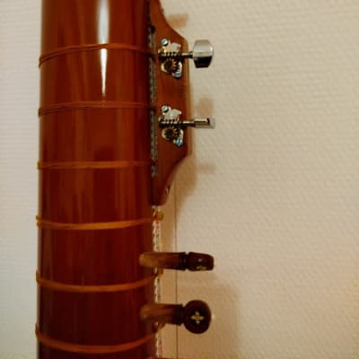 Sitar Sitar de style Gayaki 2020 - Fabriqué avec du bois de Tun soigneusement séché Cordes en acier, bronze et laiton Ponts en os de chameau image 10