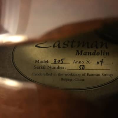 Eastman Mandolin MD 805 image 3