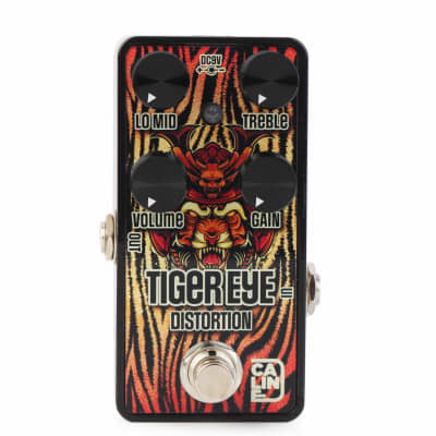 Caline G-001 Tiger Eye Distortion Guitar Effect Pedal for sale
