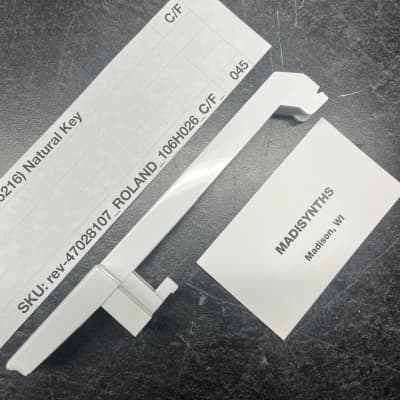 ORIGINAL Roland Replacement C/F Key (106H026) for Juno-1/6/60/106, Jupiter-6/8, HS-10/60, SH-101, VK-09, JX-3P, W-30, D-10/20