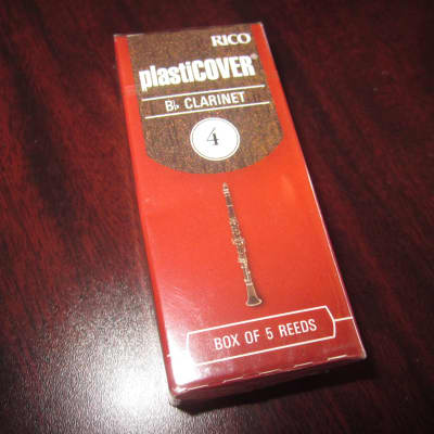 Rico Plasticover Bb Clarinet Reeds Strength 4 Box of 5 RRP05BCL400 image 1