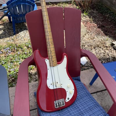 Fender Bullet Bass 1982 - Dakota Red for sale