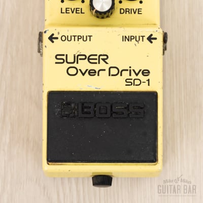 Boss SD-1 Super Overdrive 1981 - 1988 Made In Japan | Reverb