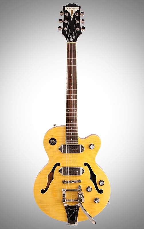 Epiphone Wildkat Electric Guitar with Bigsby Tremolo, Antique 