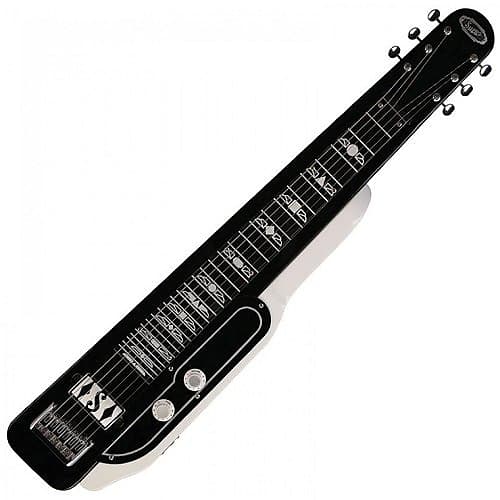 Supro 1466BW Jet Airliner Lapsteel with Gig Bag Tuxedo