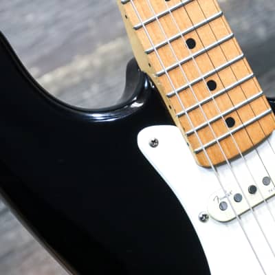 Fender Standard Stratocaster Squier Series with Gen4 Noiseless Pickups Black Electric Guitar w/Bag image 9
