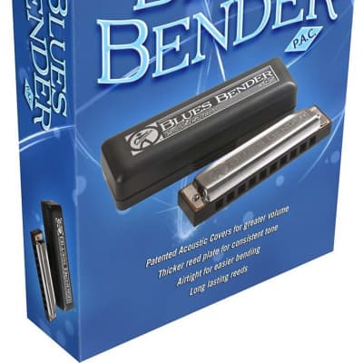 Hohner Blues Bender Harmonica Silver - C