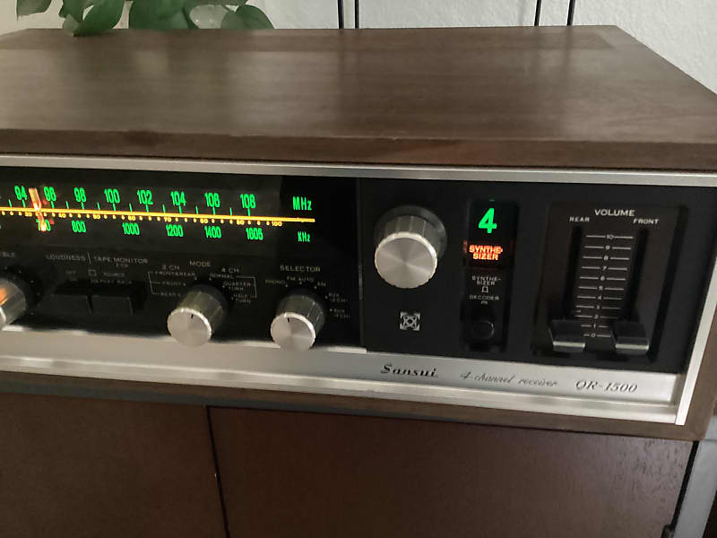 Sansui QR-1500 4チャンネル受信機 アンプ 動作未確認 ジャンク品 SANSUI QR-1500の仕様 サンスイ