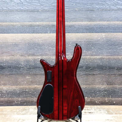 Spector NS Dimension 5 Multi-Scale 34-37" Inferno Red Electric Bass w/Bag #W232298 image 3