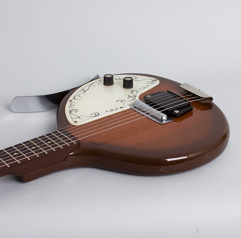 Danelectro Sitar Solid Body Electric Guitar (1968), black Danelectro Sitar Solid Body Electric Guitar (1968), black