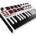 AKAI MPK Mini MKII Compact 25-Key MIDI Keyboard & Controller with Pads in White