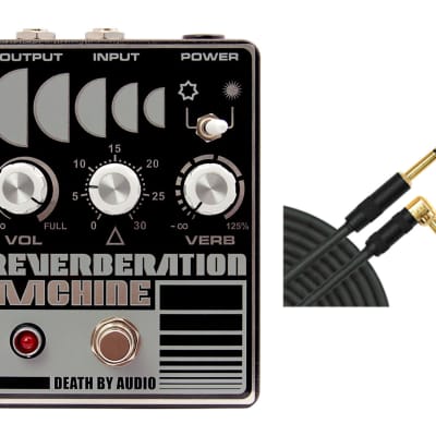 Death By Audio Reverberation Machine Reverb + 10' Mogami Cable PROAUDIOSTAR for sale