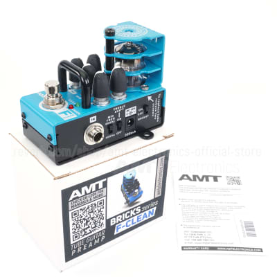 AMT Electronics Bricks F-Clean - 1 channel tube guitar preamp (Fender Twin) image 9