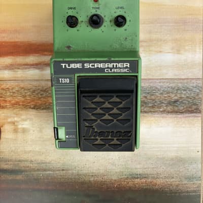 Ibanez TS10 MIJ vintage, electric guitar Tube Screamer Classic Japan John Mayer  - Green image 2