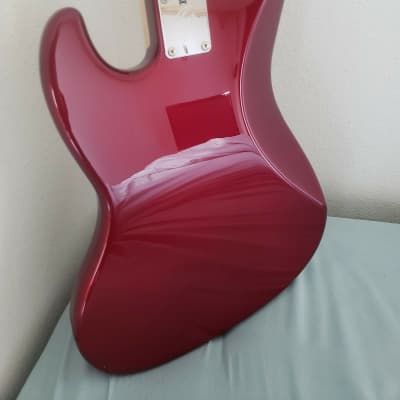 Fender FSR Jazz Bass '75 Reissue Candy Apple Red image 5