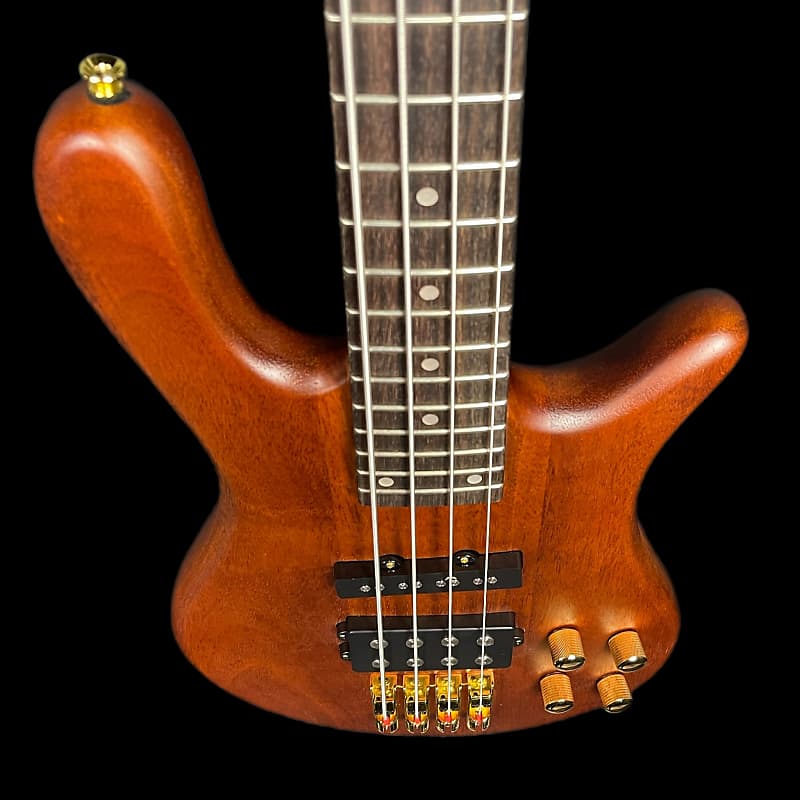 SX SWB1 Active Bass Guitar in Natural | Reverb