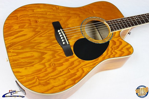 Samick Greg Bennett D 4CE Acoustic Electric Guitar Ash Antique Natural 27531