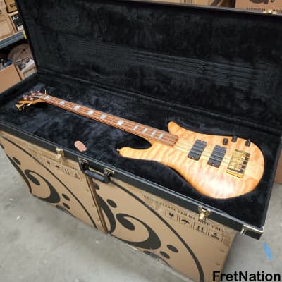 Spector NS-4 4-String Bass 1999 Woodstock Era Quilted Maple Natural Oil / Wax EMG HAZ 8.90lbs #386 image 20