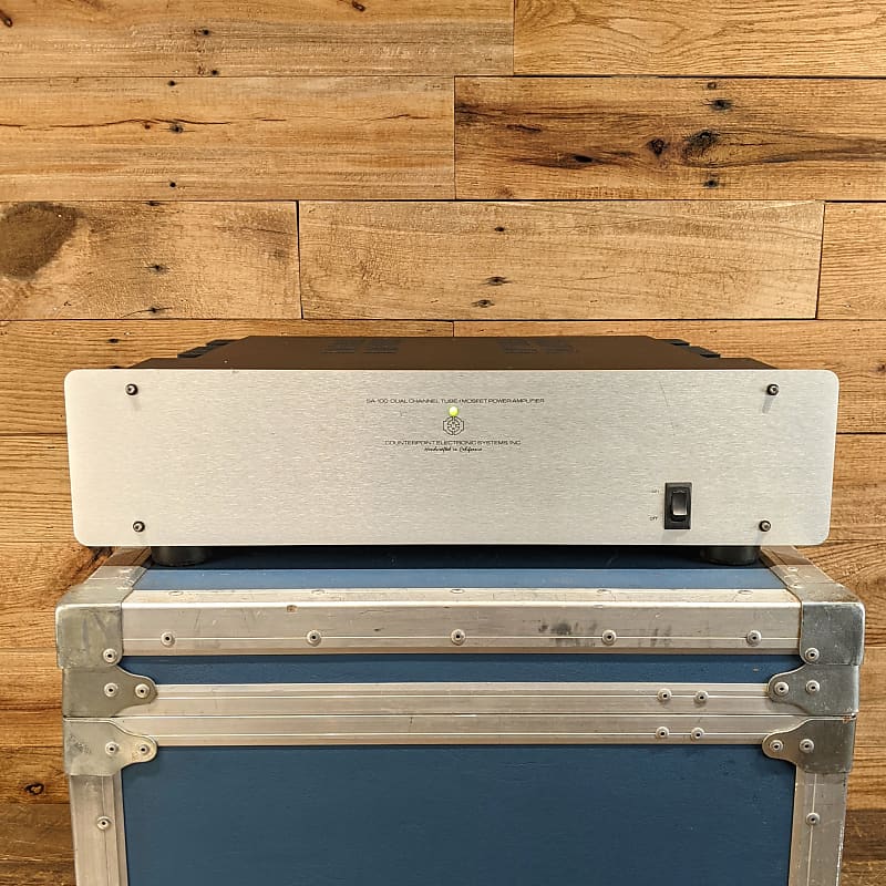 Counterpoint SA-100 Hybrid Two Channel Amplifier Serviced recently  			