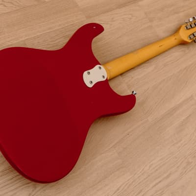 1960s Mosrite Ventures Model XII Vintage 12 String Electric Guitar Red w/ Case, USA-Made image 13