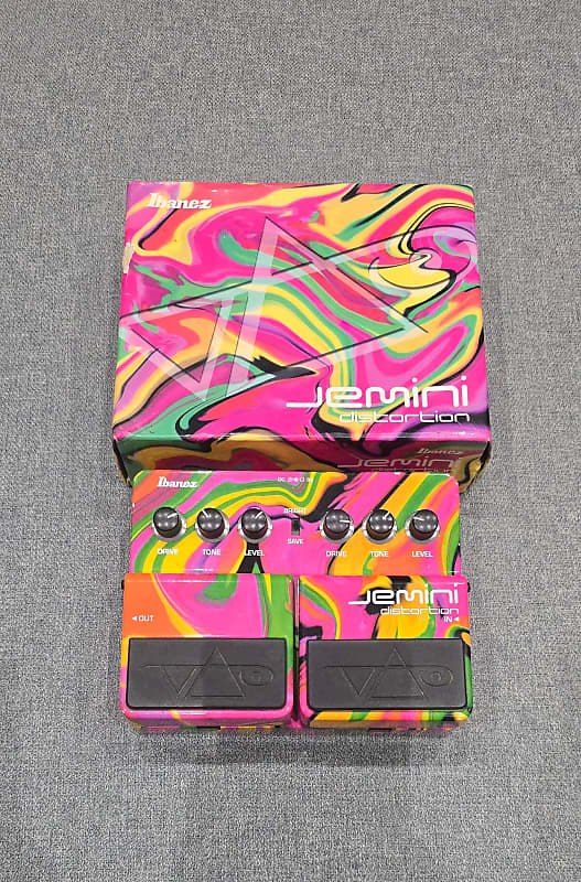 ギター Ibanez Jemini Distortion Stive Vai Ibanez Steve Vai Jemini Distortion Pedal w/Box – Megatone Music