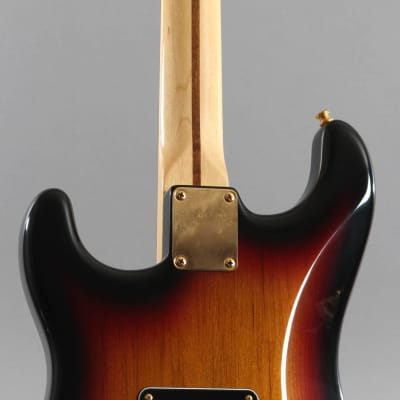 2002 Fender Partscaster Sunburst Fender Body With Yngwie Malmsteen Signature Scalloped Neck image 10