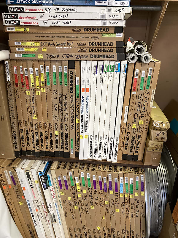 Remo/Evans/Aquarian Bass Drum Heads 20002021 Various Reverb