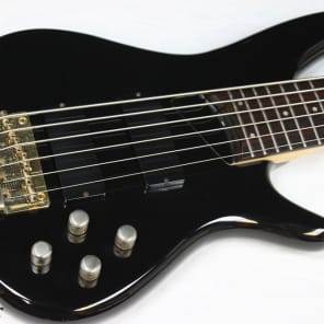 1995 Ibanez SR506 Soundgear 6-String Bass, Black, Made in Korea #28285 image 1