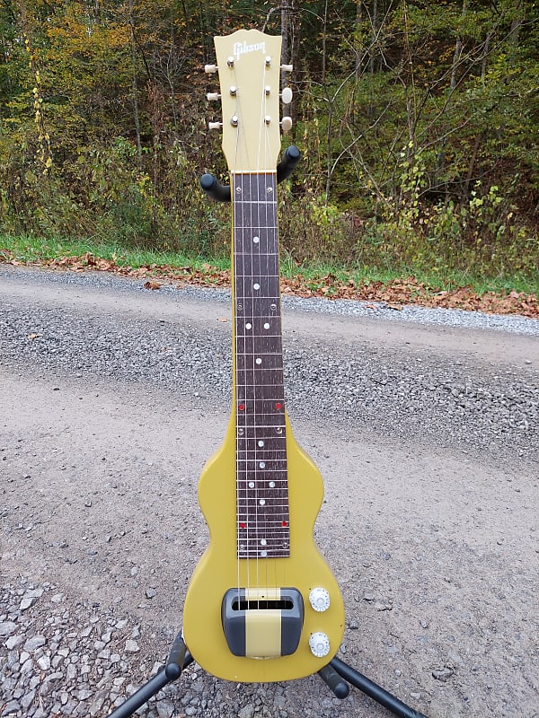 Gibson USA Vintage 1955 Royaltone V2 Lap Steel 1/67 made Bouillon Gold image 1