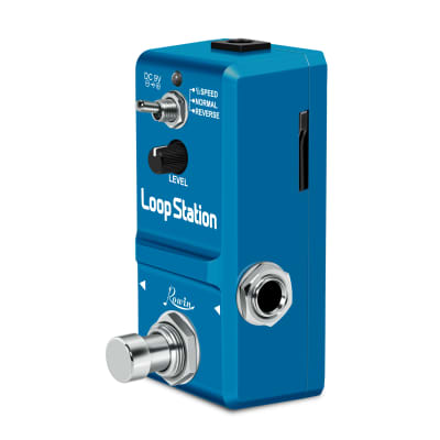 Rowin Loop Station Looper Effects Pedal with SD Card for 10 Minutes of Looping, Unlimited Overdub image 3