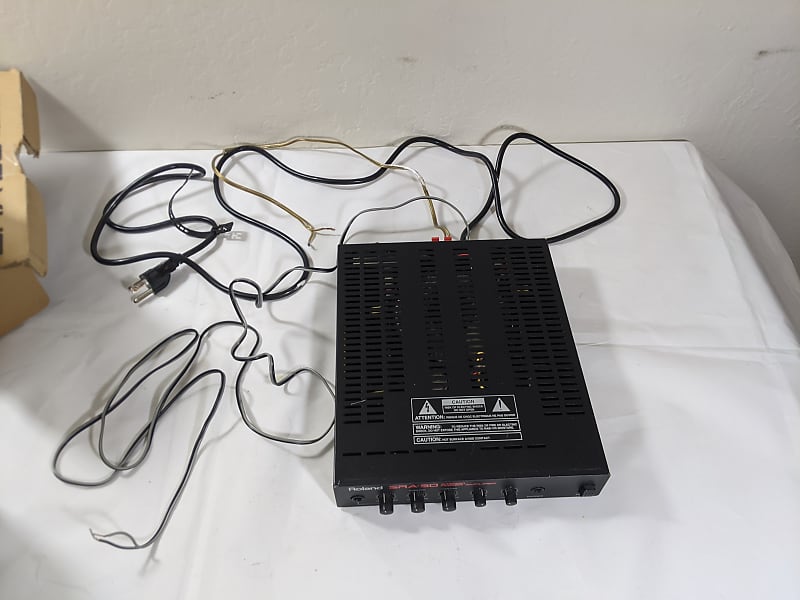 Roland SRA-50 Stereo Power Amplifier Vintage Amp Amplifier