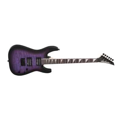 Jackson JS Series Dinky Arch Top JS32Q DKA HT 6-String Electric Guitar with Amaranth Fingerboard (Right-Handed, Transparent Purple Burst) image 3