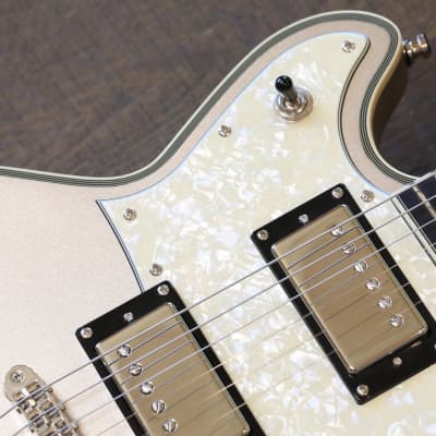 MINTY! D’Angelico Brighton Deluxe Series Double-Cut Electric Guitar Desert Sand + OHSC image 7