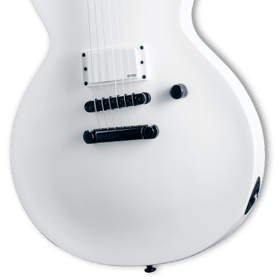 ESP LTD Arctic Metal White Series Eclipse electric guitar EMG & Tonepros image 7