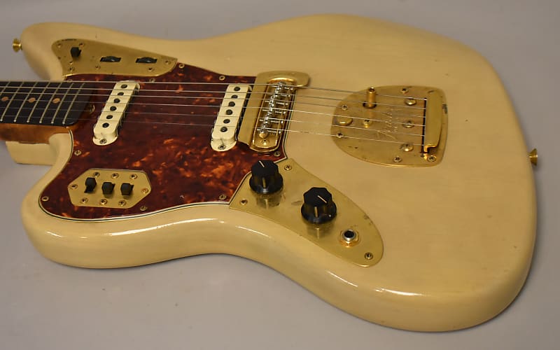 1963 Fender Jaguar Left-Handed Blonde Pre-CBS w/OHSC image 7