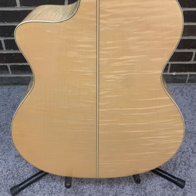 Washburn AG40CEK-A Apprentice Flamed Maple Grand Auditorium Acoustic Electric Guitar w/Hard Case image 6