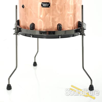Moondrum 6pc Custom Maple Drum Set Copper/Black - Used image 5