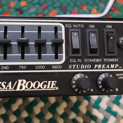 Mesa Boogie Studio Preamp Rack Mount Equalizer 1988 Early Unit Recently Serviced New Stuff! image 3