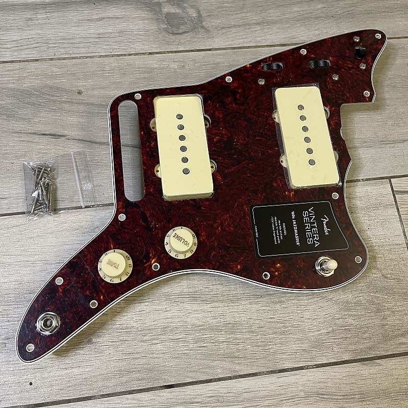 2023 Fender Vintera 60s Jazzmaster LOADED Pickguard Tortoise Reverb