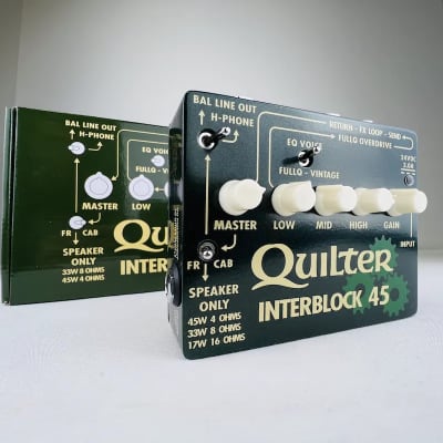 Quilter Interblock 45 45-Watt Guitar Head Pedal 2018 - Black image 8