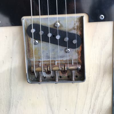2016 Breaze  50’s Custom T  Blonde Ash Electric Guitar image 5