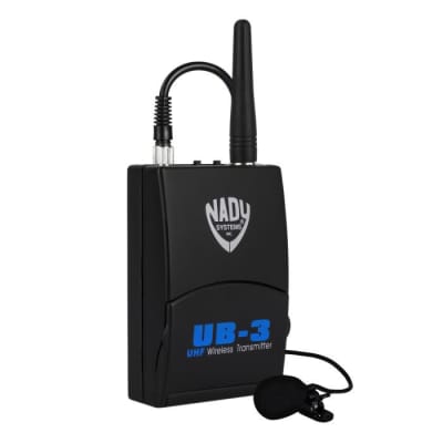 Nady UHF-3 Single Channel DigiTRU Diversity Wireless System w/ Lavalier Mic 470.55 Mhz image 3