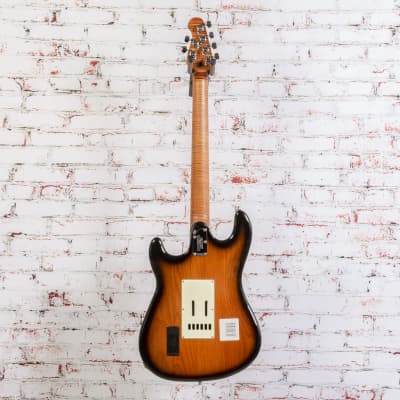 Music Man - Cutlass SSS Trem - Electric Guitar - Figured Roasted Maple/Maple - Vintage Tobacco - x4228 image 9