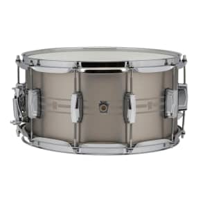 Ludwig LSTSLS0714 Heirloom Stainless Steel 7x14” Snare with Imperial Lugs