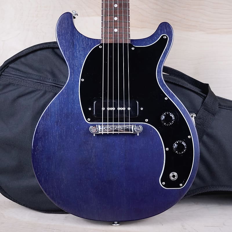 Gibson Les Paul Junior Tribute DC 2019 Blue Stain Double Cutaway Jr w/ Case image 1