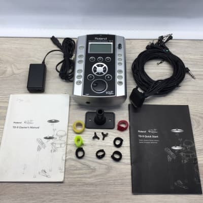 Roland TD-9 Drum Sound Module w/ 66 Custom Kits, Manuals & Velcro