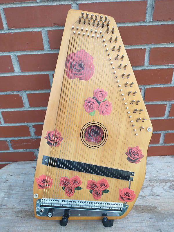 Therapy Harp Zither 432HZ Electric Rose | Reverb